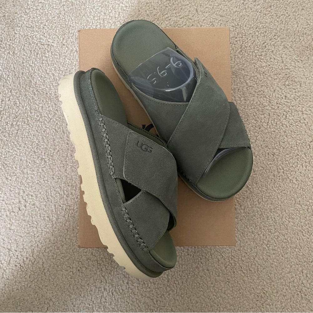 Ugg women’s sandals new moss green